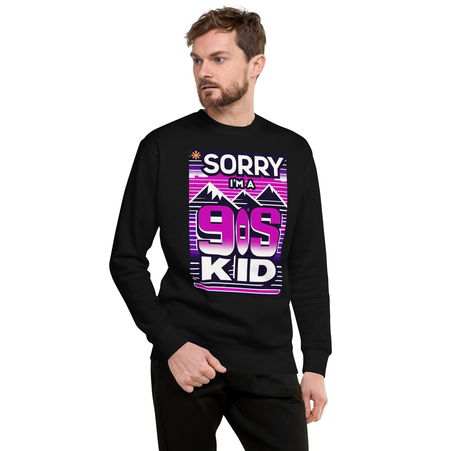 Im a 90's Kid Sweater - Retro Prink