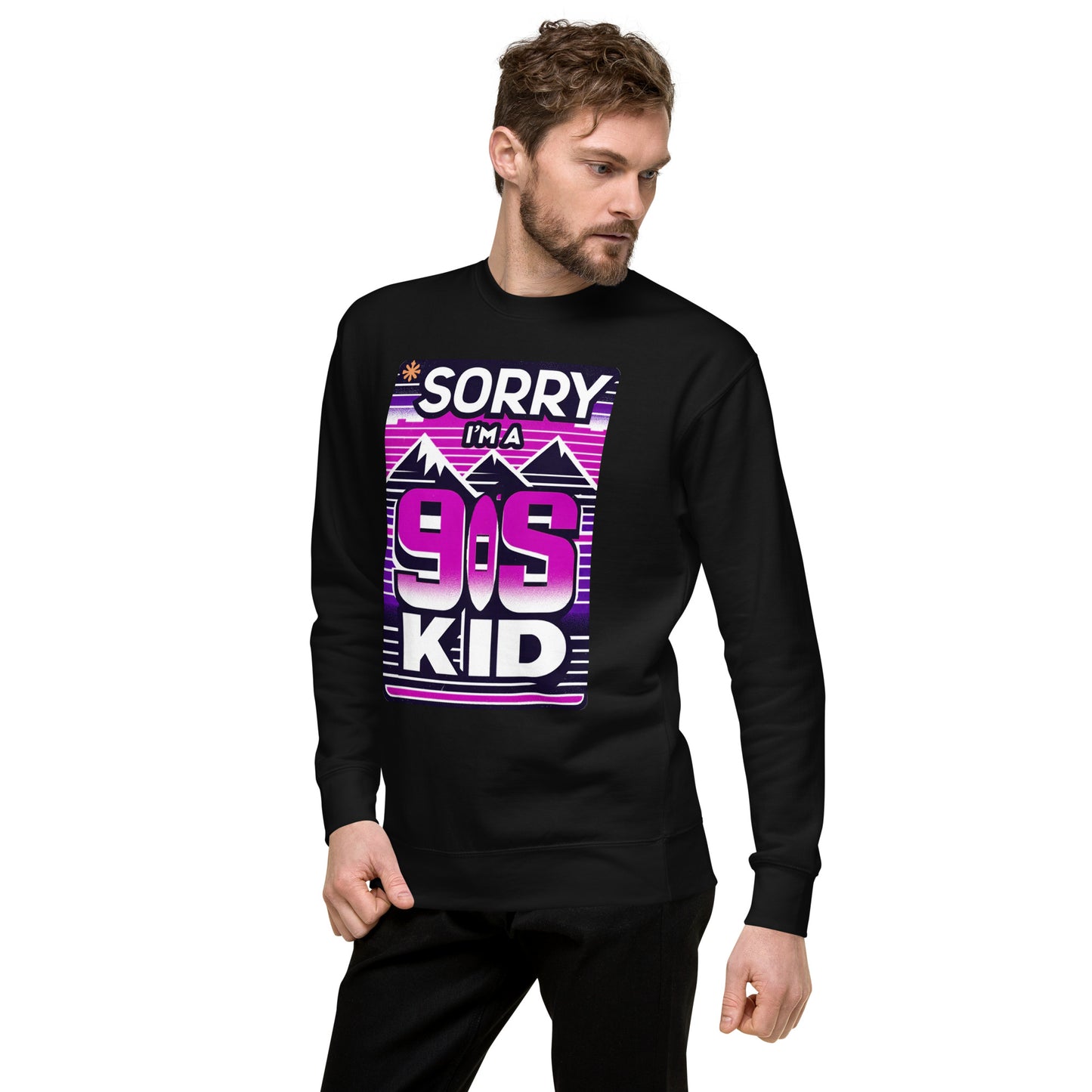 Im a 90's Kid Sweater - Retro Prink