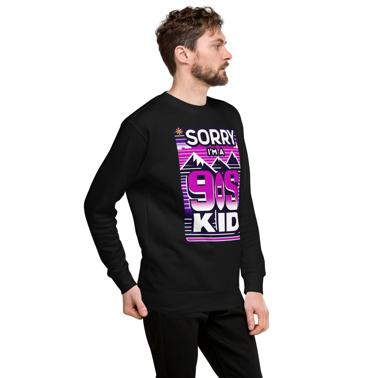 Im a 90's Kid Sweater - Retro Prink