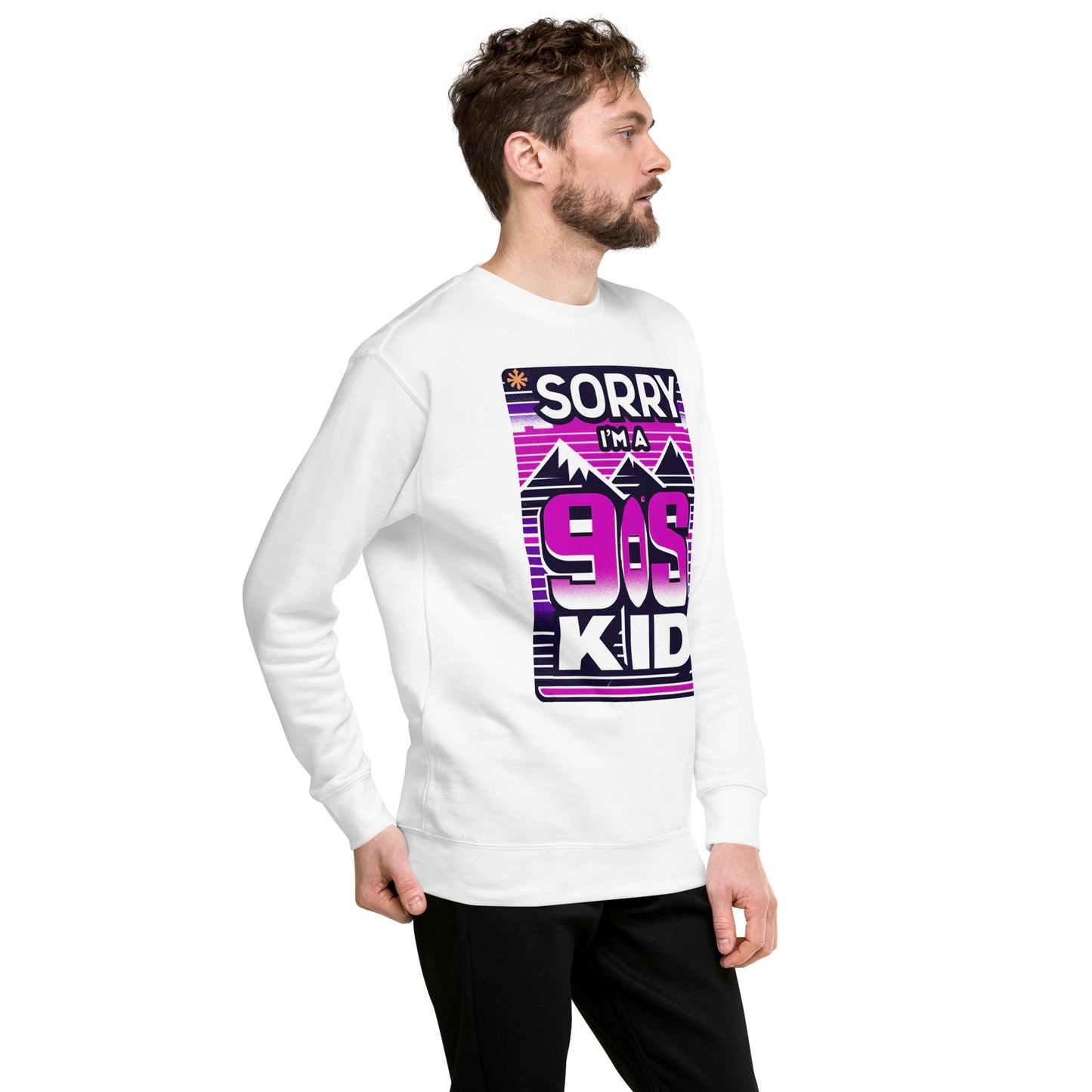 Im a 90's Kid Sweater - Retro Prink